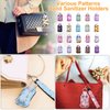 Empty Hand Sanitizer Holders Set 60pcs, Include 20 Portable Refillable Travel Bottle Container with Flip Cap, 20 Reusable Bottle Holders, 20 Wristlet Keychain