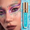 Body Glitter Rave Accessories, Face Glitter Makeup Mermaid Sequins for Eye Hair, Singer Concerts Party Festival Sparkling Chunky Glitter for Women Kids (Multi Color)
