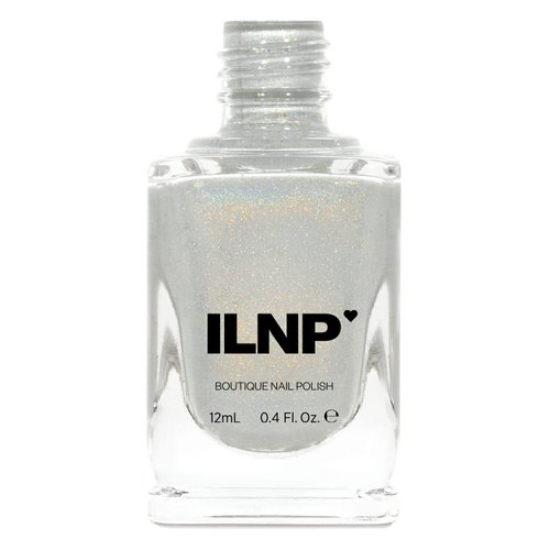 ILNP Paper Route - Light Grey Holographic Nail Polish