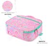 mibasies Kids Lunch Box for Girls and Boys, Insulated and Reusable Lunch Bag, Pink Rainbow