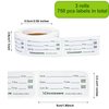 750 Pieces Food Labels for Catering Food Date Storage Labels 1 x 2 Inch Removable Freezer Labels for Containers Easy Remove, Food Safety Date Sticker for Kitchen Restaurant Home Supplies
