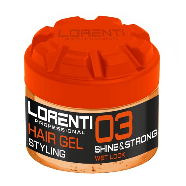 LORENTI TOKYO & SEOUL Nourishing Hair Styling Gel for All Hair Types | Styling Hair Prevent Frizz Provides Maximum Hold and Long Lasting Shine 10.14 Oz (Shine & Strong)
