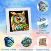 Libfx Diamond Art Kits for Kids with Frame Diamond Art for Kids Beginners Arts and Crafts for Girls Boys Ages 8 10 12 Christmas Birthday Gifts (Owl)