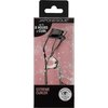 JAPONESQUE Extreme Lash Curler - Scissor Comfort Handle, Deep Curl, Keeps Lashes Curled for 8 Hours, High Arch Design, for Natural or False Lashes, Includes 1 Refill Pad (Gunmetal)