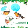 Sonwyoung 30 Pcs Bird Party Decorations Hawaiian Summer Rainforest Bird Hanging Swirl Foil Ceiling Decorations for Summer Luau Hawaiian Beach Pool Party Tiki Party Birthday Party Supplies