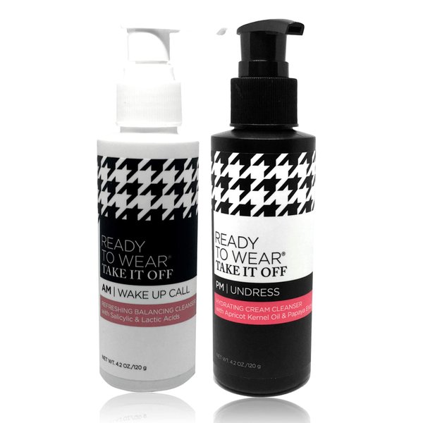 Ready To Wear AM PM DUO Cleanser VALUE PACK Face Cleanser For Sensitive Skin