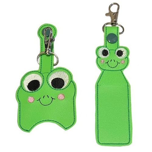 Frog Hand Sanitizer Holder And/Or Lip Balm Holder