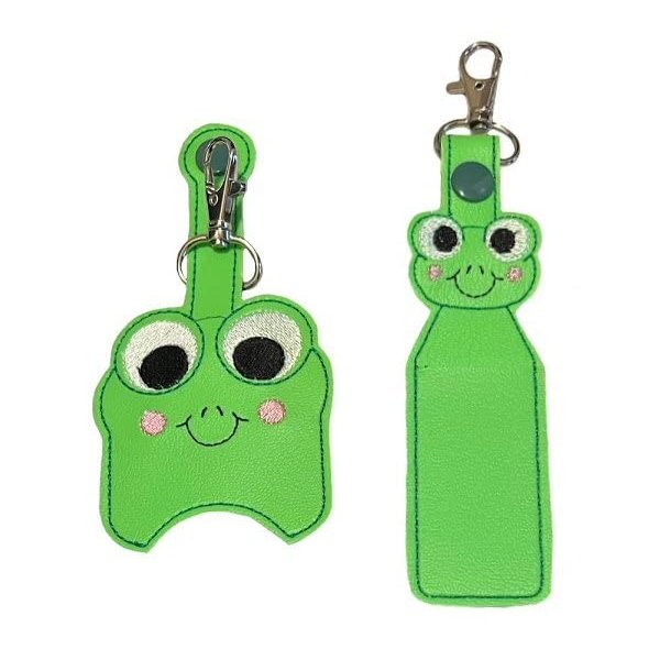 Frog Hand Sanitizer Holder And/Or Lip Balm Holder