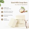 YOSEGOOTER Goats Milk Bar Soap, Natural Face&Body Bath Moisturizing Soap Bar, Gentle on Sensitive Skin Formula, For All Skin Types Men&Women, 2 PACKS