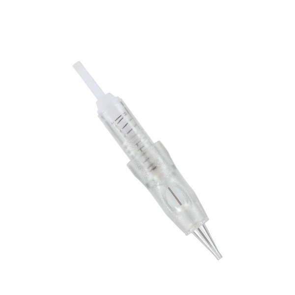 10 PCS M3 Needle Cartridge - Compatible with Intelli, Lady & Arrow Permanent Make Up Machine By Mellie Microblading - Ombre Powder Brows Shading Eyeliner Lip Tattoo (Needle, 1RL .35mm)
