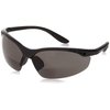 Crossfire 12120 Talon Bi-Focal Reader Safety Glasses 2.0 Diopter Smoke Lens - Matte Black Frame
