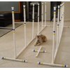 Indoor/Outdoor Dog Agility Weave Poles - Set of 12