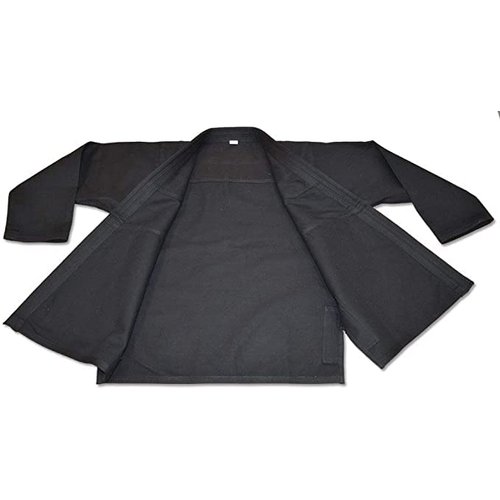 Ring to Cage All-Around Classic Brazilian Jiu Jitsu Gi Kimono with Free BJJ Belt (Black, A0)