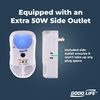 Good Life, Inc. Ultimate AT Ultrasonic Pest Repeller - Indoor Rodent and Bug Repellent Plug-in - Effective for Mice, Rats, Roaches, Scorpions, Insects - Utilizes Ultrasonic Sounds & Air Cleansing Ions