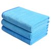 HOPESHINE Microfiber Gym Towels Fast Drying Sports Towel Fitness Workout Sweat Towels for Men & Women 3-Pack (Light Blue, 16inch X 32inch)