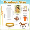 122 Pcs Horse Party Favors, Farmhouse Pony Party Supplies with Cup Straw Tattoo Sticker Goodie Bags Fillers Treat Bag Gifts Classroom Rewards for Cowboy Pinatas Western Horses Birthday Party(Horse)