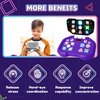 Fast Push Puzzle Game for Kids Age 3-12, Light Up Brain & Memory Games Electronic Handheld Pop Fidget Games Toys for Boys Girls Birthday Gifts for 6 7 8 9 10 11 12 Years Old Kids Teens (Purple)