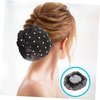 Beavorty 6Pcs Updo Hair Ring hair nets Hair Accessory Hair bun wraps womens hair accessories Bun net Hairnets for buns hair jewels for women hair bun cover net polyester bread Diamond