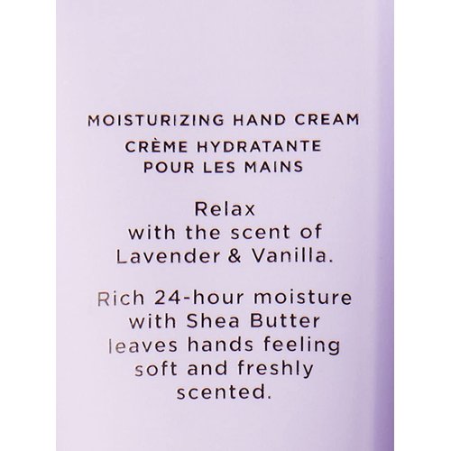 Victoria's Secret Natural Beauty Moisturizing Hand Cream 2.5 oz (Lavender & Vanilla)