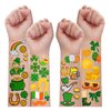 Partywind 20 Sheets St Patrick's Day Tattoos for Kids Gifts, 156 Styles Saint Patrick's Day Irish Decorations Accessories, Shamrock Tattoos Stickers Party Supplies for Green Day Party Games