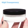 Kalevel Empty Makeup Powder Container 50ml with Puff Loose Face Powder Compact Case Plastic Cosmetic Jars Travel Containers Refillable Powder Bottle Box Makeup Powder Holder with Sifter and Lid