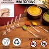 Tasting Mini Spoon - LORESO 100CT Mini Plastic Clear Spoons For Dessert, Ice Cream, Yogurt & Appetizer - BPA Free, Reusable 3.8Inches