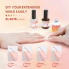 SAVILAND 6-in-1 Nail Glue Gel with Mini Nail Lamp x Nail Dehydrator and Primer 15ml - Super Strong U V Extension Adhesive Gel x Nail Glue for Press On Nails Polish Blooming Acrylic Nail Art Kit DIY