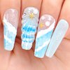 AIMEILI Nail Blooming Gel Nail Art Blossom Gel Soak Off U V LED Clear Blooming Gel for Spreading Effect, Marble, Floral Print Nail Art Design Manicure 10ml