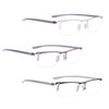 LUR READING GLASSES 3 pack Half-rim Readers