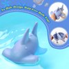 Mold Free Baby Bath Toys for Kids Ages 1-3,No Hole No Mold Sea Animal Bathtub Toys for Infant 6-12-18 Months, Tub Toys Toddlers 2-4 Year Old Boys Girls(6 Pcs with Storage Bag)