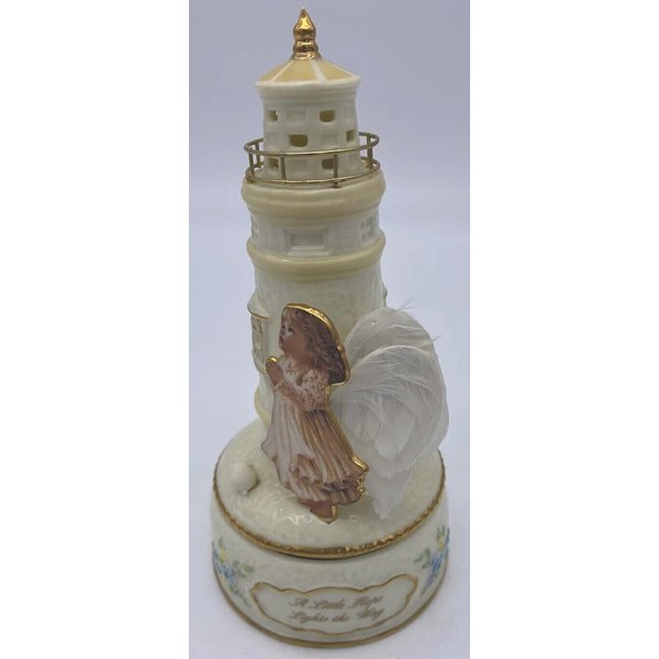 Generic Lighthouse W/Angel Musicbox