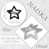 NAISKA Black Star Hair Clips Non Slip Hair Pins Snap Hair Barrettes Cute Hair Accessories for Girls Women Cute Hair Decoration(12PCS)