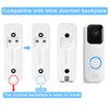 Backplate Replacement for Blink Video Doorbell, Back Plate Part with Mount Accessory (White-1 Pack)