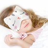 Cute Eye Mask for Sleeping 3 Pieces Cartoon Dog Face Eye Cover Funny Animal Cat Sleeping Mask Soft Lightweight Night Sleep Eye Masks Kitty Eye Mask Blindfolds for Women Men Kids (Cat)