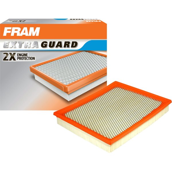FRAM Extra Guard Engine Air Filter Replacement, Easy Install w/Advanced Engine Protection and Optimal Performance, CA7440 for Select Infiniti, Jeep and Nissan Vehicles, White