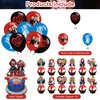 Bride of Chucky Party Decorations,Birthday Party Supplies For Horror Movie Character Chucky Party Supplies Includes Banner-Cake Topper-12 Cupcake Toppers - 18 Balloons