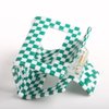 Checkered Hair Claw Clips,Pack of 3,Vintage Green/White Checkered Claw Clips Cellulose Acetate Banana Clips,Nonslip Hair Clamp for Women Girls (Green)