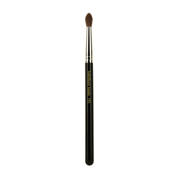 Bdellium Tools Professional Makeup Brush - Maestro Series 783 Small Tapered Blending - With Mix of Soft Synthetic & Natural Fibers, For Applying & Blending Eyeshadow (Black, 1pc)