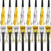 Skylety 48 Pcs Noise Makers Party Favors New Year Noise Makers Noise Makers for Sporting Events Eve Party Horns Whistles Gold Silver Party Blowers for Christmas Birthday Baby Shower Party Favors