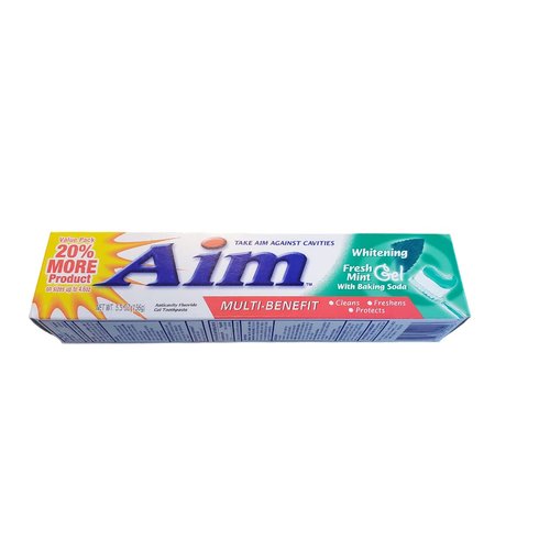 AIM Whitening Gel Toothpaste - 6 oz - Mint - 2 pk