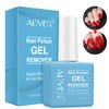 Gel Nail Polish Remover 15ML, Gel Remover for Nails, Nail Polish Remover Kit with Nail File and Nail Polish Scraper, Quickly Remove Nail Polish in 3-5 Minutes, Gel Polish Remover in a Bottle