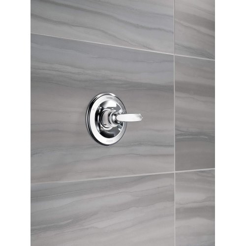 Delta Faucet Foundations 13 Series Single-Function Shower Valve Trim Kit, Shower Handle, Chrome BT13010 (Valve Not Included)
