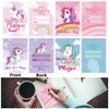UMEELR 28 Packs Unicorn Valentines Day Cards with Rainbow Bracelets for Kids Classroom Prizes, Valentine's Party Favors Toys for Girls and Valentine School Exchange Gifts Greeting Cards
