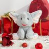 ZGXIONG Elephant Stuffed Animal Grey Stuffed Elephant Plush Toys Cute Plush Elephant Toy Elephant Gifts for Women Elephants Stuffed Animals for Kids Girls for Mother's Day Birthday Gifts 9 Inch