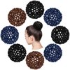 8 Pieces Ballet Hair Bun Cover for Girls Ballet,InvisibleBallet Hair Net s for Bun,Dance Hair Cover,Hair Nets for Bun for Women Ballet Girls (Simple Style)