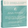 Ana Maria Maquillaje Cosmeticos | Polvo Facial Compacto Arroz Aloe Vera FPS 20 UVA | Make up Pressed Powder SPF 20 0.5oz-14gr (Avellana | Hazelnut (7))