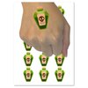Skull Potion Poison Bottle Temporary Tattoo Water Resistant Fake Body Art Set Collection - 54 1" Tattoos (1 Sheet)