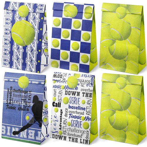 Outego 24 Tennis Party Favor Bags Tennis Goodie Bags Tennis Party Favors for Kids Tennis Birthday Party Supplies