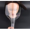 Transparent Plastic Hairspray Face Shield Hairdressing Hair Cut Face Mask Cover Water Proof Plastic Shield for Face Eyes Protect