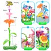 FUN LITTLE TOYS 148PCS Flower Garden Building Toys for 3 4 5 6 7 Year Old Toddlers Girls Boys, Preschool Garden Play Set As Educational STEM Toys for Kids, Learning Toys As Birthday Gift for Girls